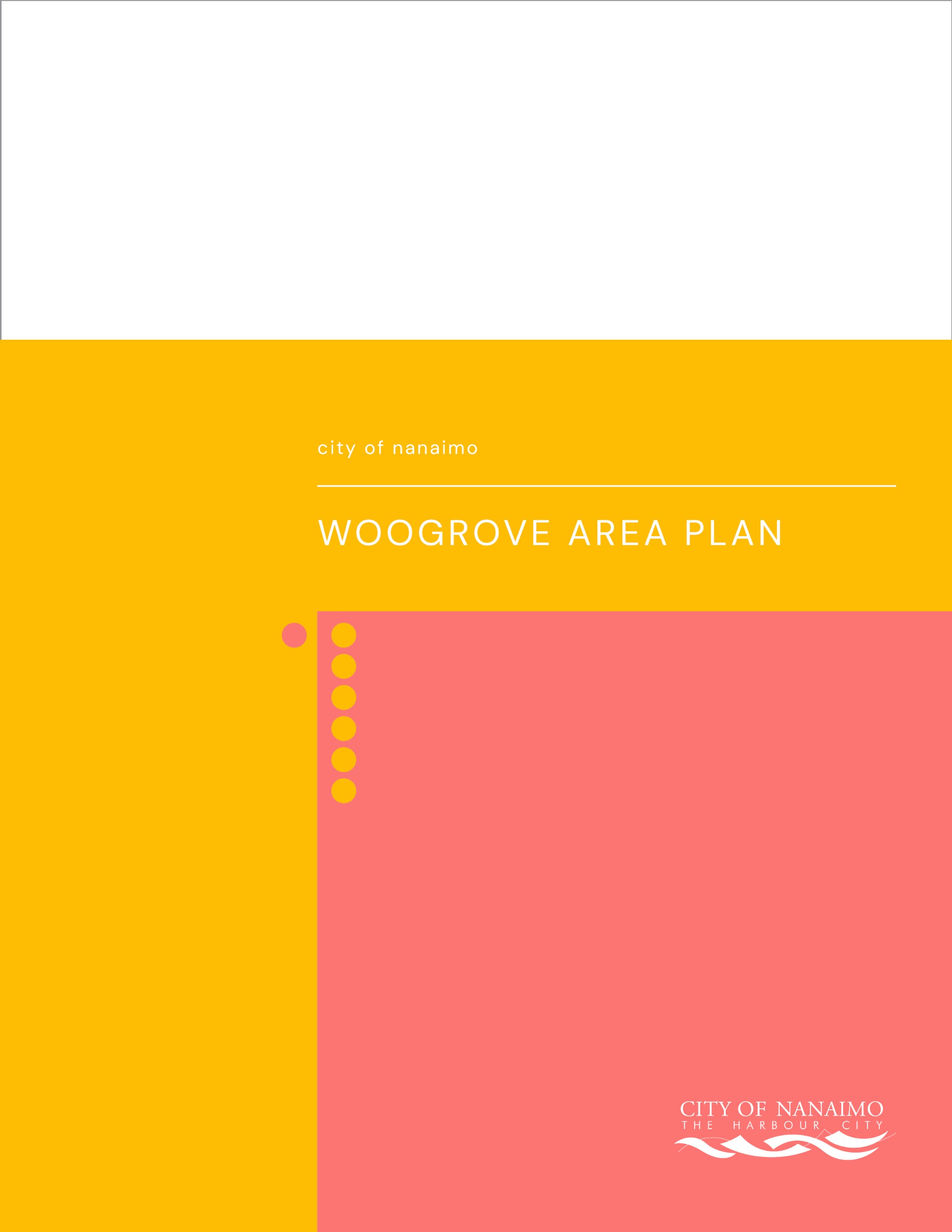 Title page of the proposed Woodgrove Area Plan 