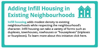 Adding Infill Housing in Existing Neighbourhoods